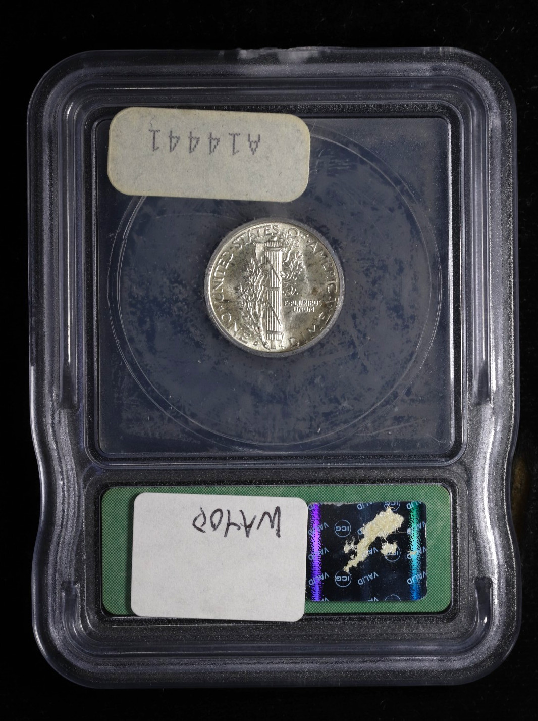 1939-D Mercury Dime 10C ICG MS67 FB