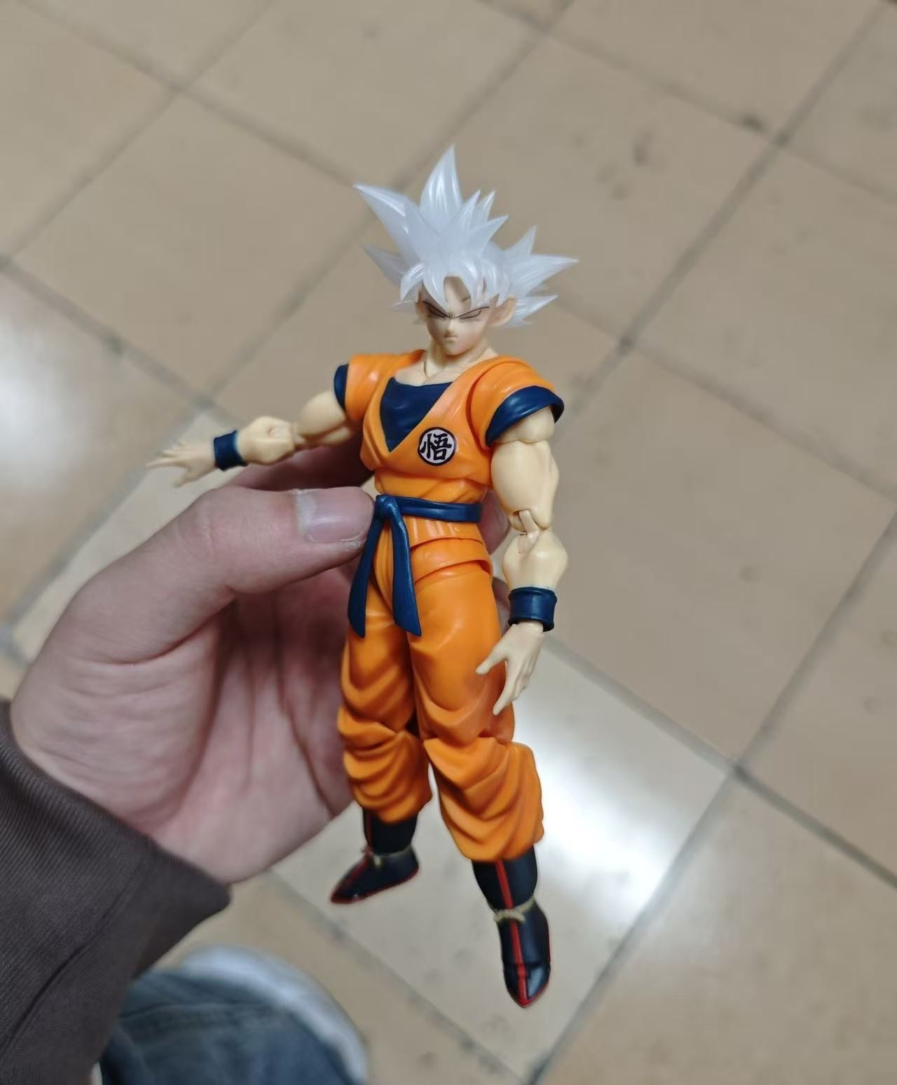 Custom 1/12 shf UI Goku Super Saiyan Goku Ultra Instinct Head Sculpt No Figure