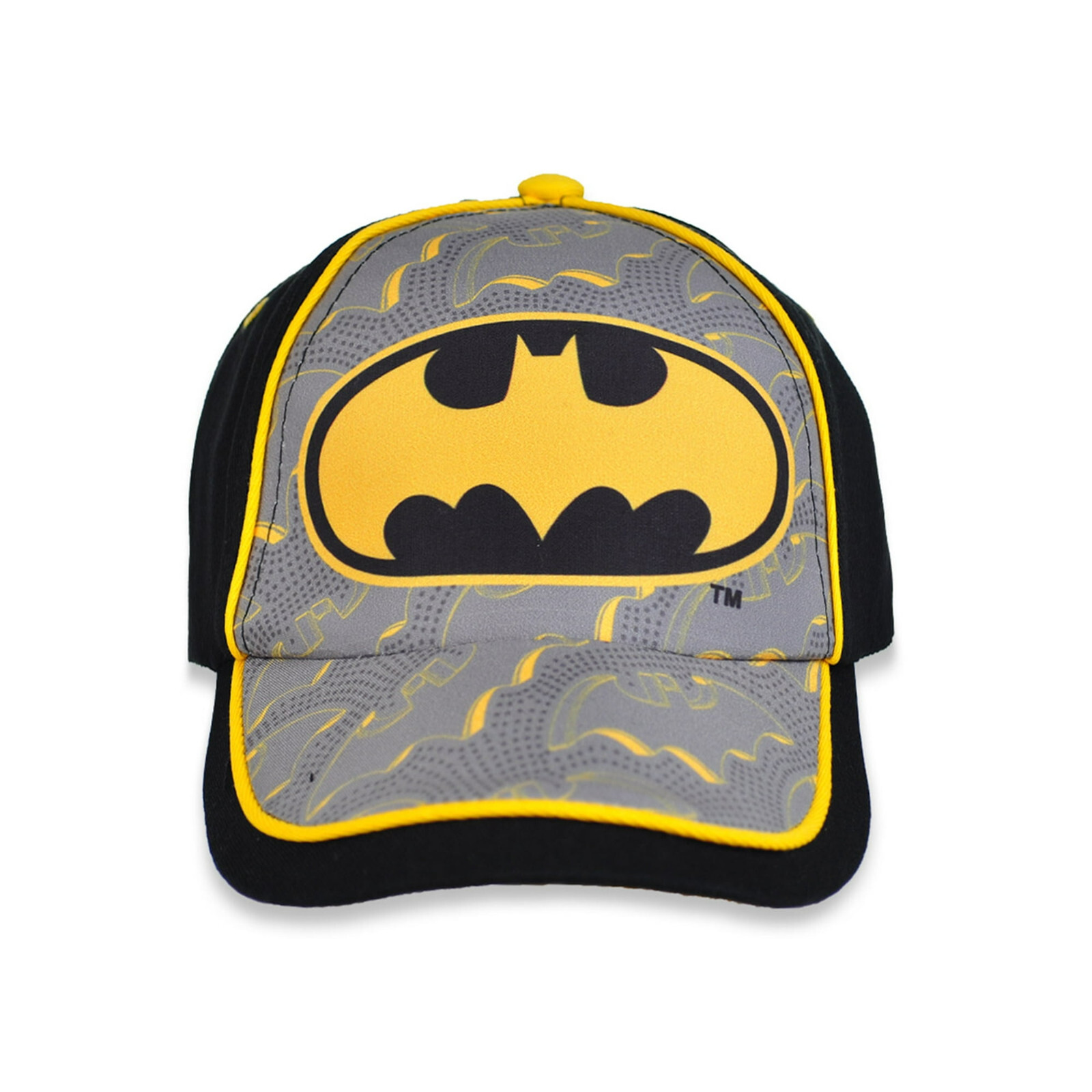 Baseball Cap - Batman - Black/Gray/Yellow Adjustable Kids Boys