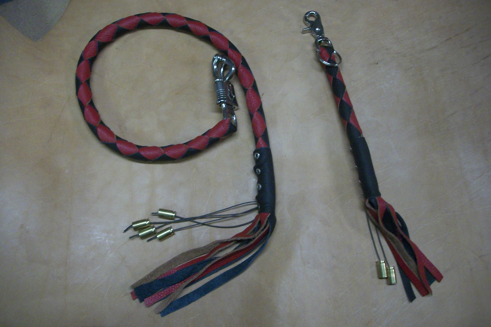 biker whip getback motorcycle Black & RED GUNSLINGER VALUE PACK BY Stitch!!!!!!