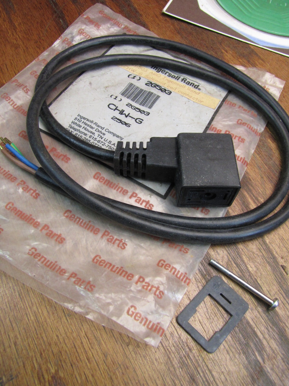 ARO Solenoid Cable Ingersoll Rand Part # 2G503 CHW-G