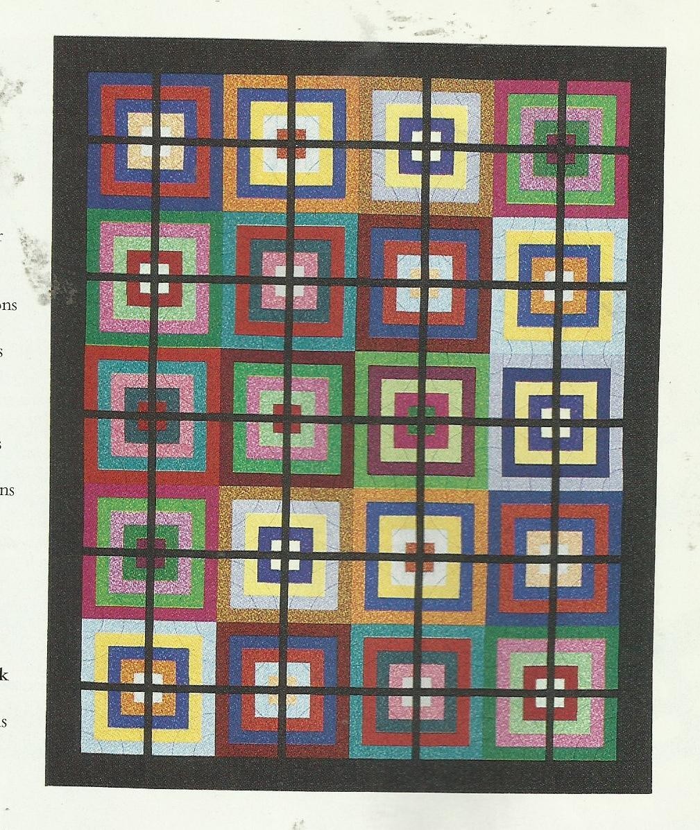 B0087 BLOCK PARTY QUILT PATTERN/INSTRUCTIONS