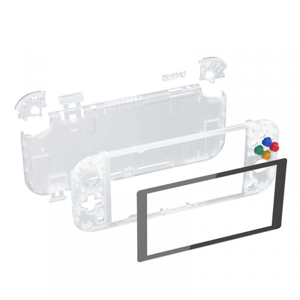 Replacement Housing Shell Screen Protector ABXY Buttons for Nintendo Switch Lite