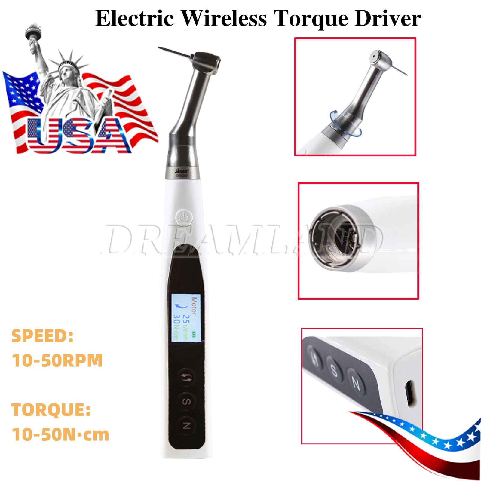 Dental Screwdriver Implants Torque Universal Electric Torque wrench Restoration