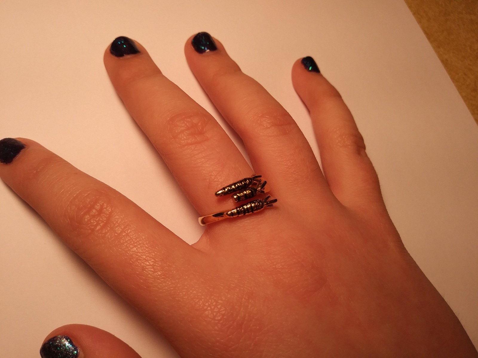 2 1/2 Carrot Ring Gag Gift  "THE ORIGINAL JOE'S JOKE RING"