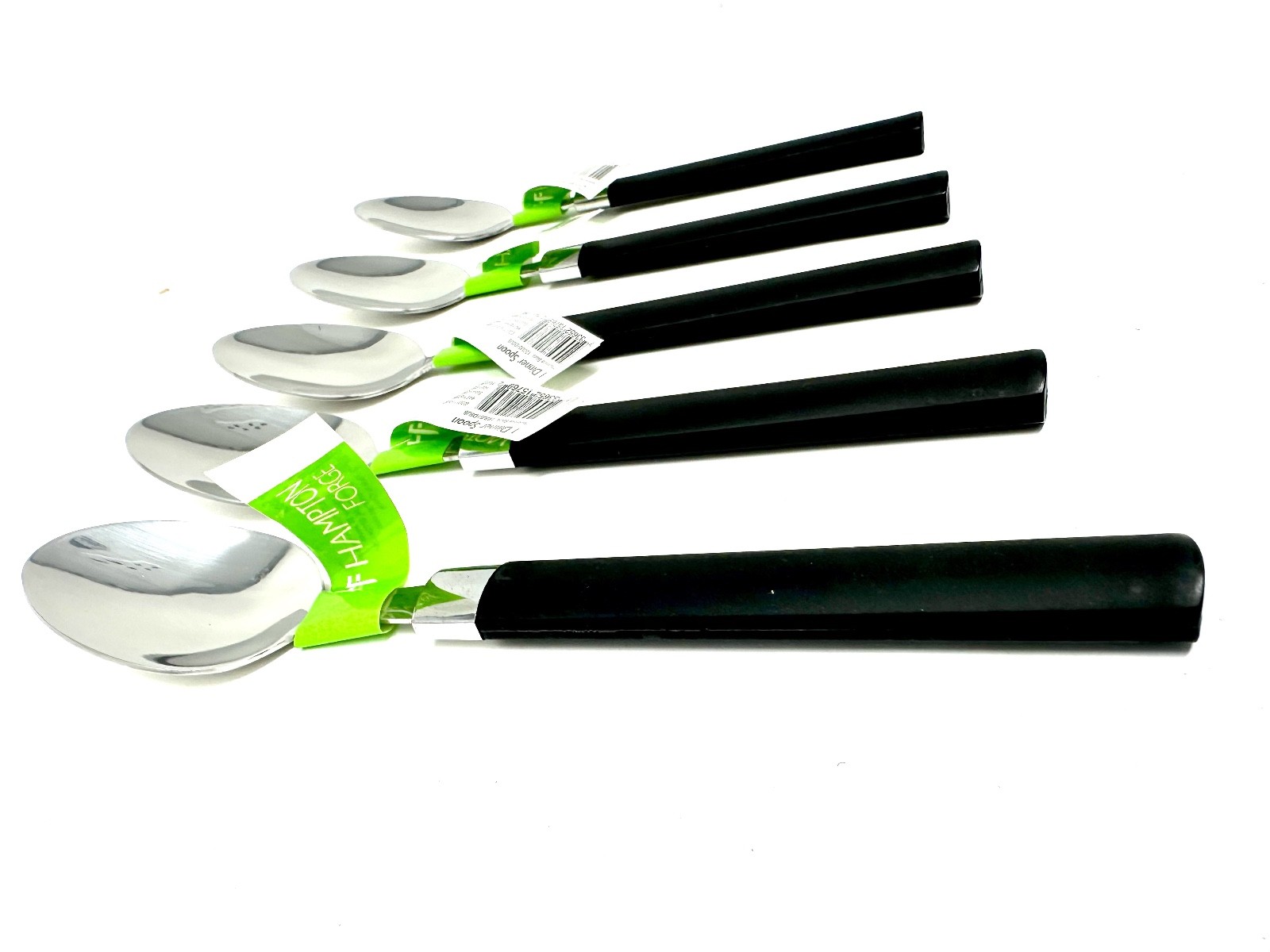 Hampton Forge 10 Pack Black Handle Spoon