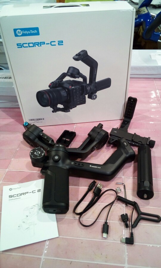 USED FeiyuTech SCORP-C2 AI Tracking Gimbal Stabilizer for Mirrorless Camera