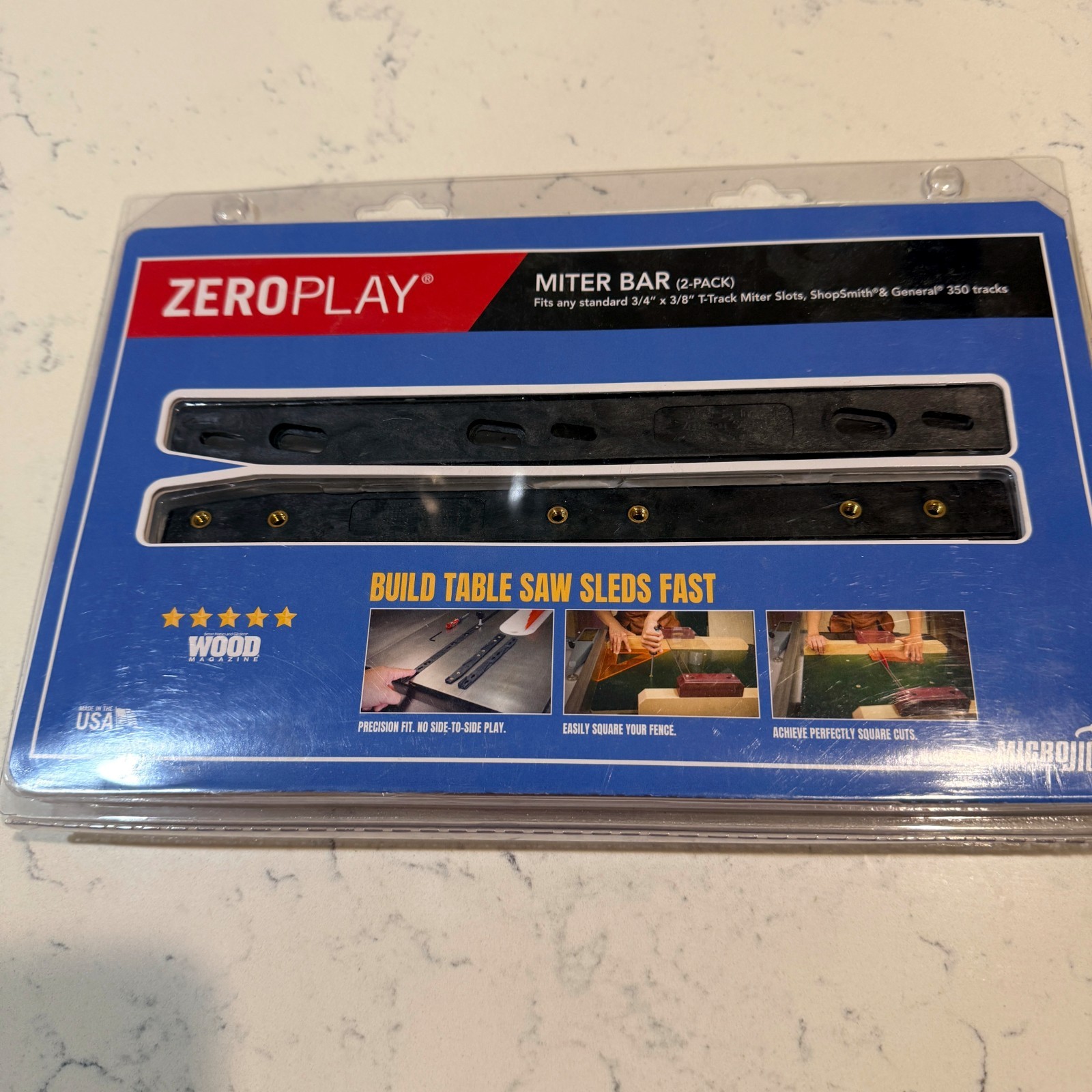Micro Jig ZeroPlay Miter Bars ZP9-B2S2 (Double Pack)