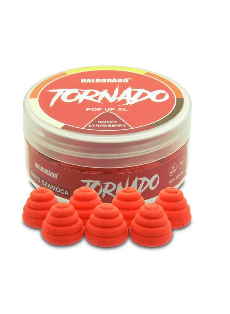 Haldorado Pop Up XL 15mm Sweet Strawberry Carp Fishing Wafter Boilies Bait