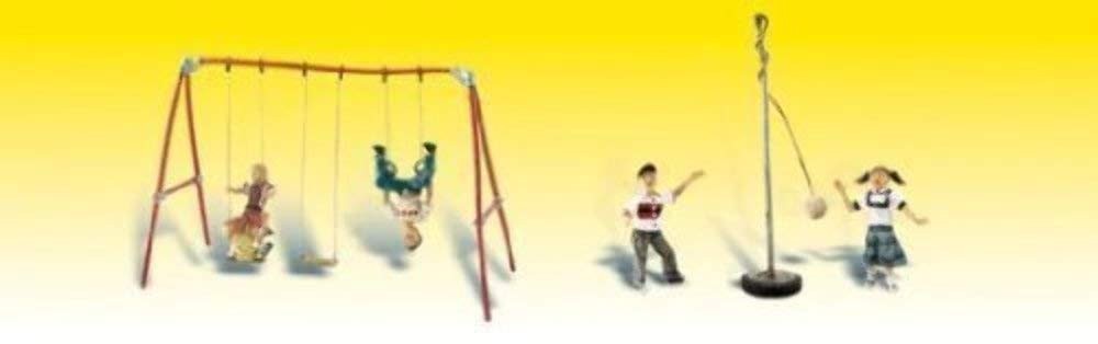 Playground Fun (Swing Set, Tetherball & 5 Figures)