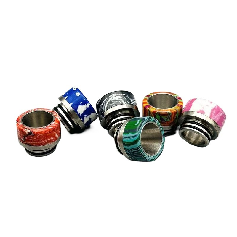 Stainless Steel & Stone 810 Drip Tip Random 3PCS