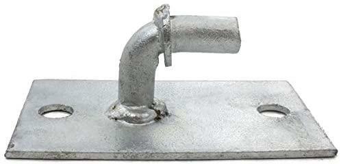 Chain Link Heavy-Duty Wall Mount Male Gate Hinges (2 Pack)