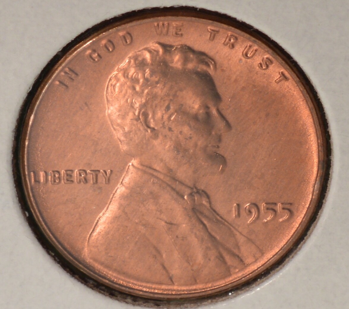 1955P - USA Wheat Cent - Uncirculated