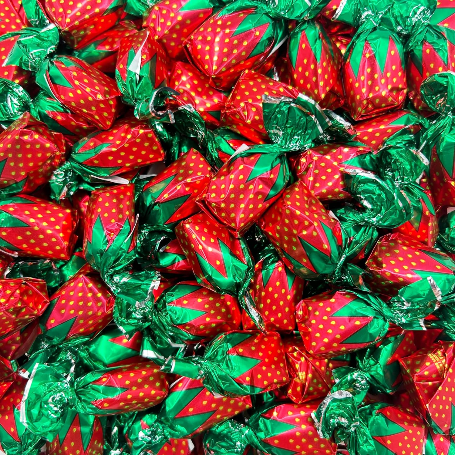 Arcor Strawberry Filled Bon Bons | 1 Pound Bag - Approx. 60 Count | Retro Candy