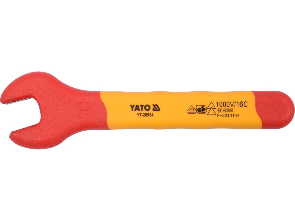 Yato Open End Wrench Fully Insulated 10mm VDE 1000V YT-20954