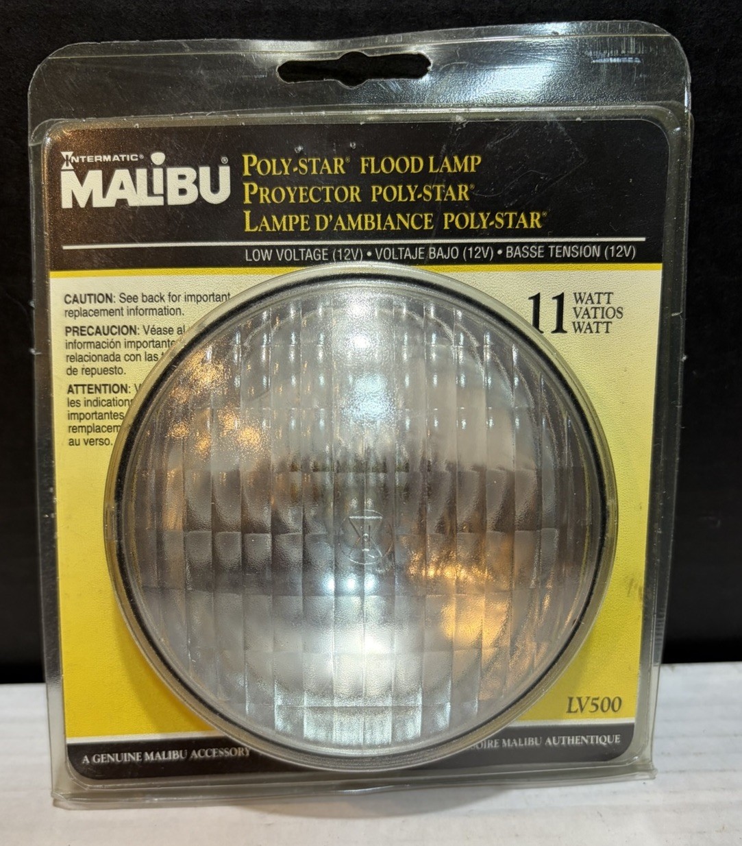 Malibu Intermatic Polystar Low Voltage 12V Flood Lamp LV500 11 Watt NEW