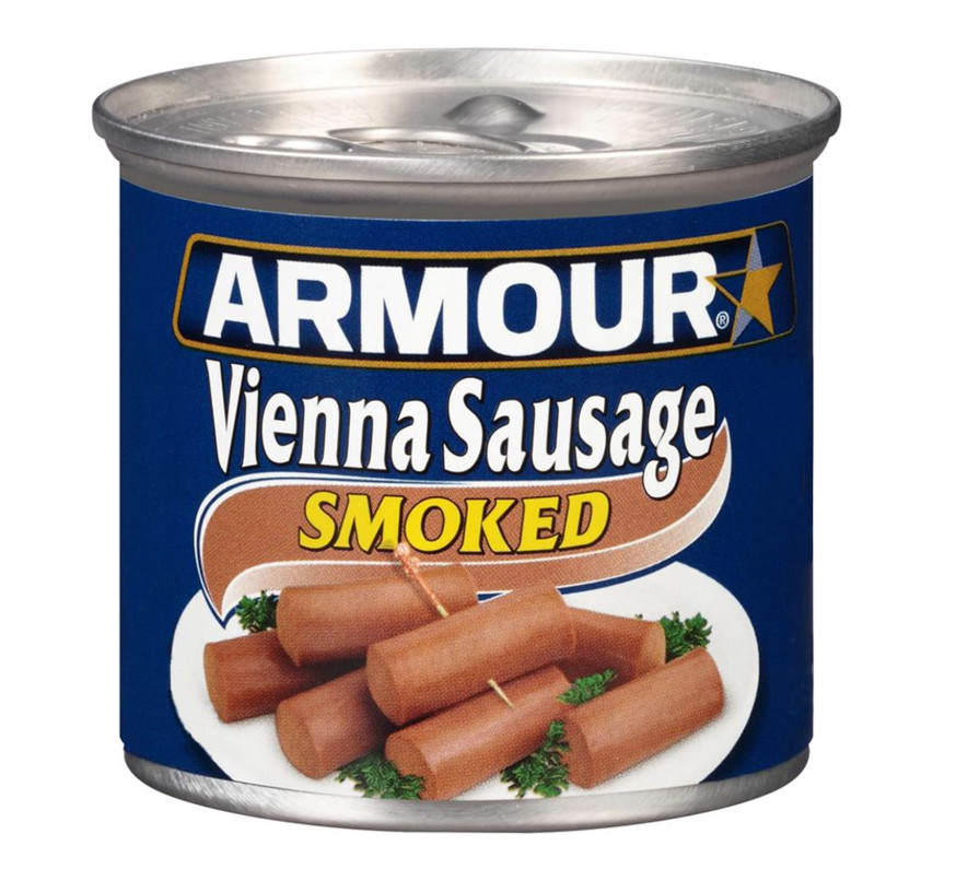 Armour Star Vienna Sausage, Smoked, Canned Sausage, 4.6 OZ [Pack of 24]