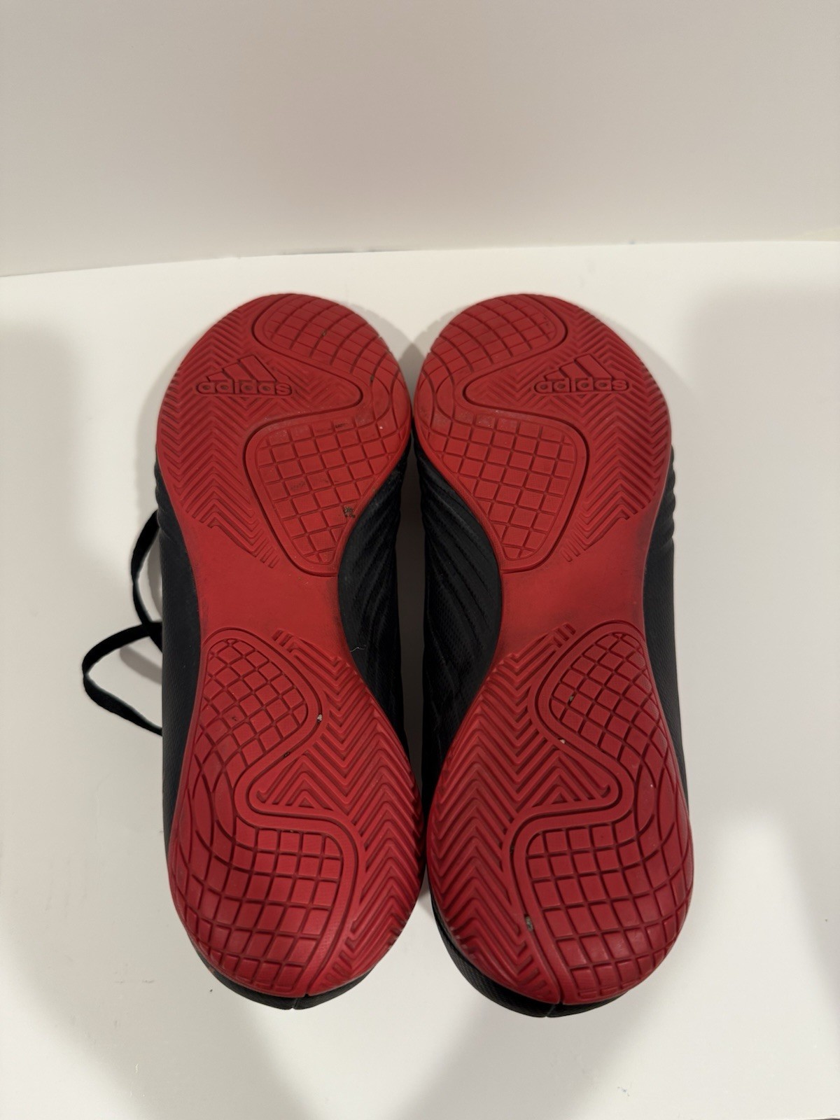 Adidas Black And Red Indoor Soccer Cleats Size US 7.5 UK 7