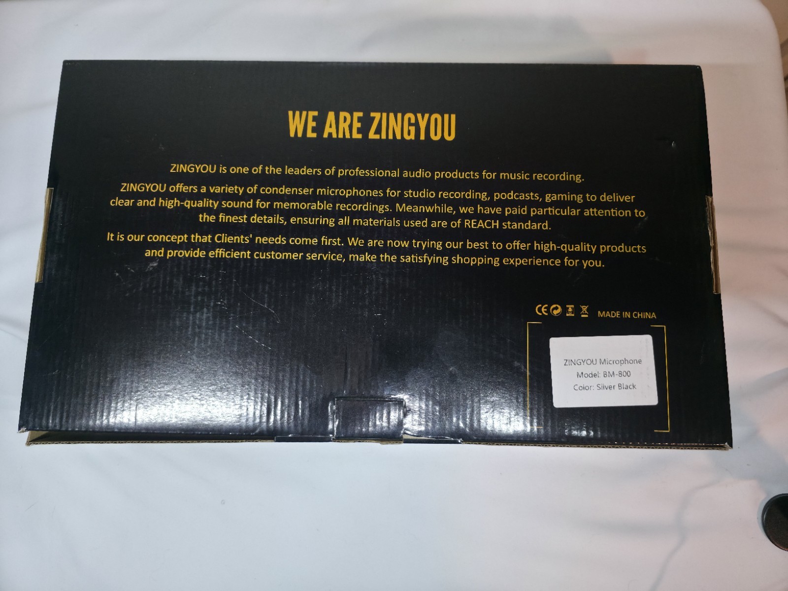 Zingyou BM-800 Condenser Microphone Studio Recording Bundle - In Box Complete