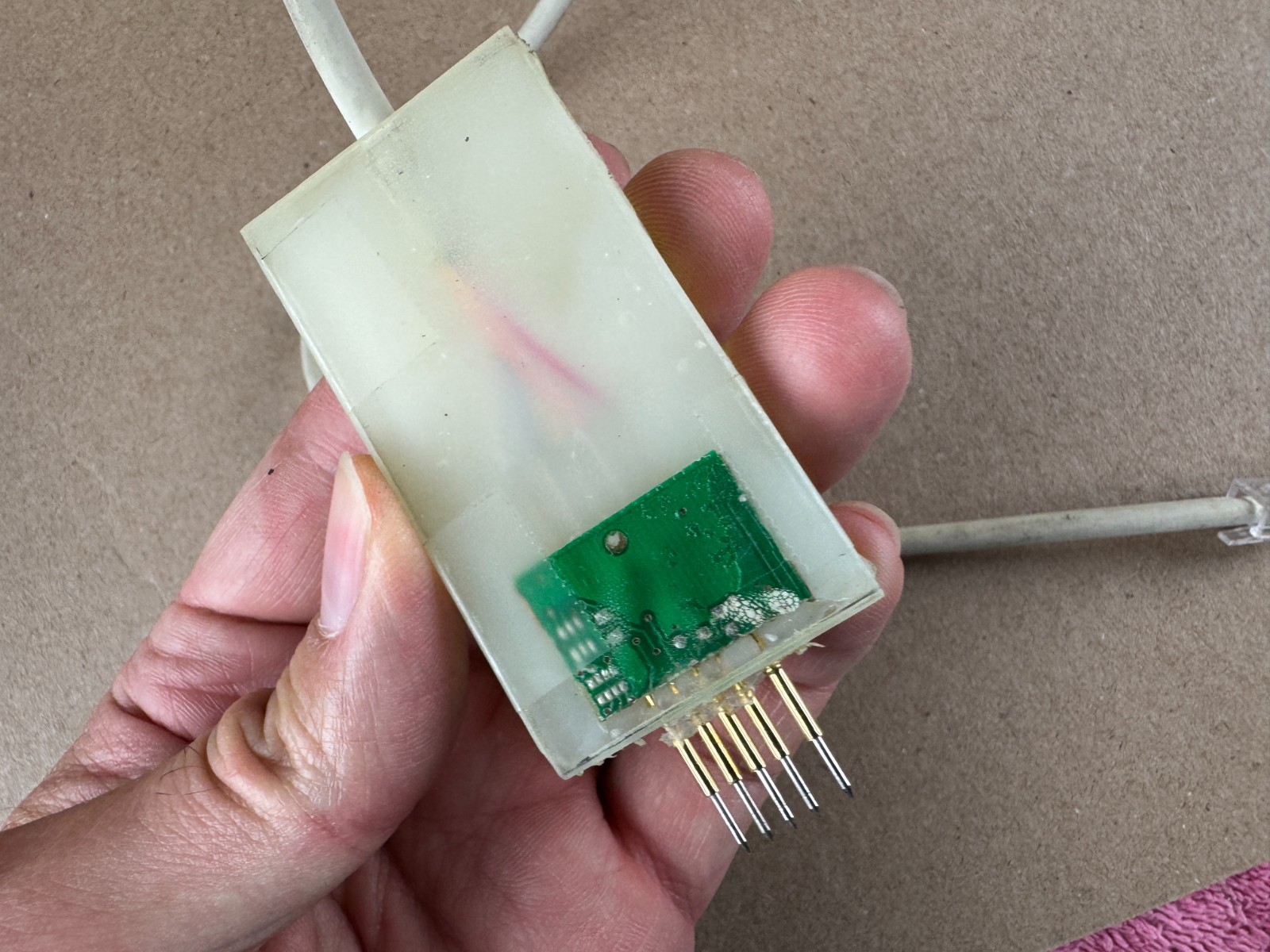 Adapter for Programmer for Microchip on Brewer Linak 4 Pedal