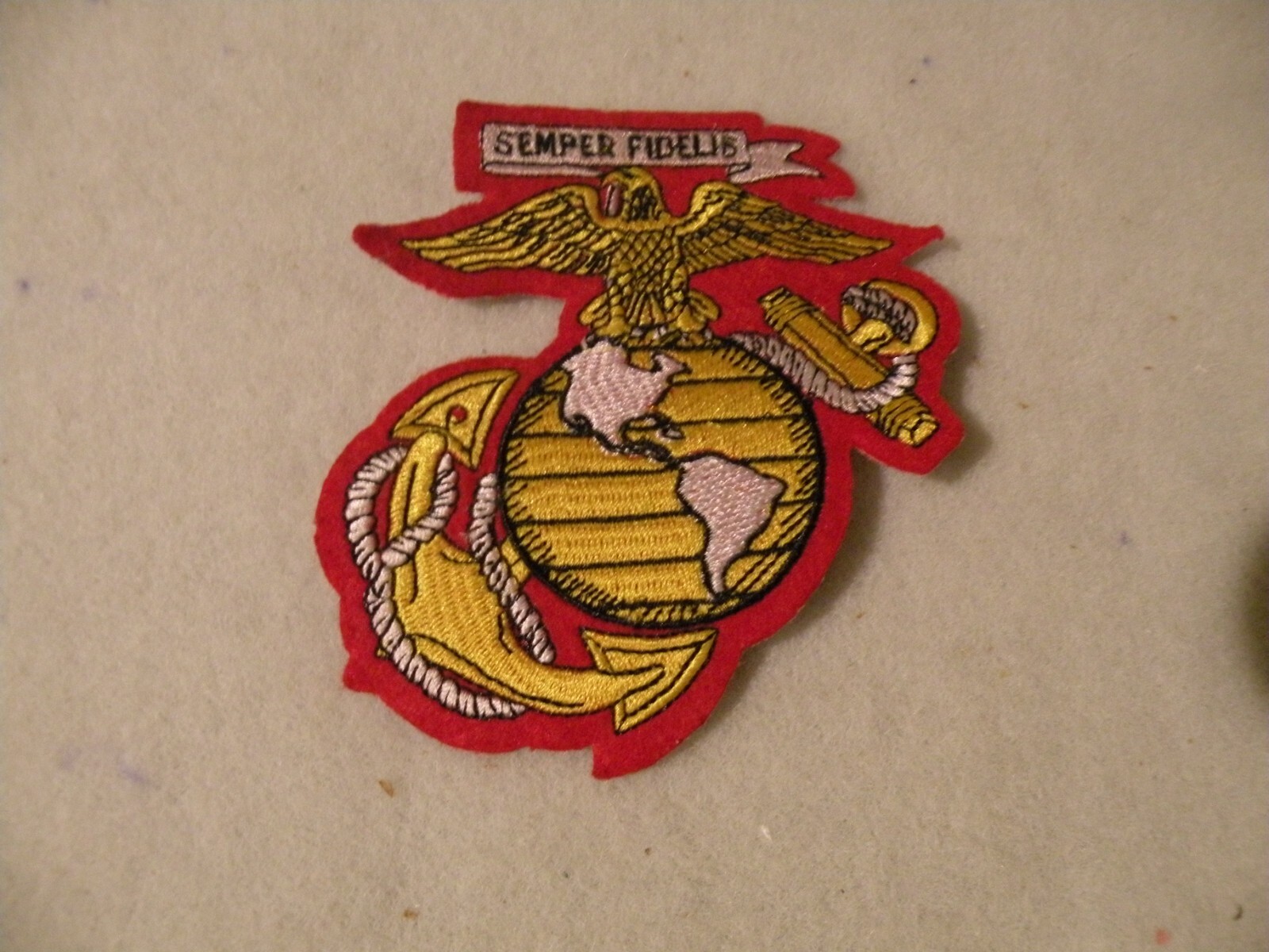 UNITED STATES MARINE CORPS 4''X 4'' SEMPER FIDELIS PATCH NEW