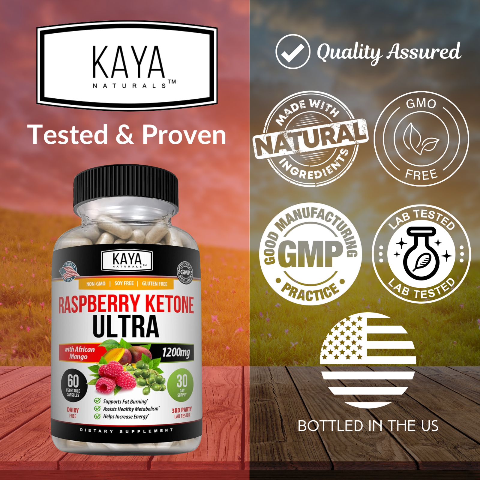 Raspberry Ketone Weight Loss Supplement, Appetite Control, Boost Metabolism