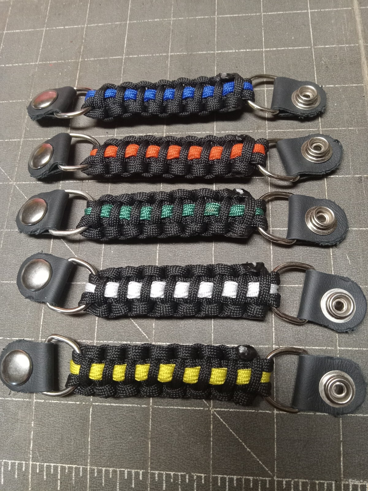Vest extenders paracord POLICE/FIREFIGHTER/MILITARY/EMS/CORRECTIONS SUPPORT