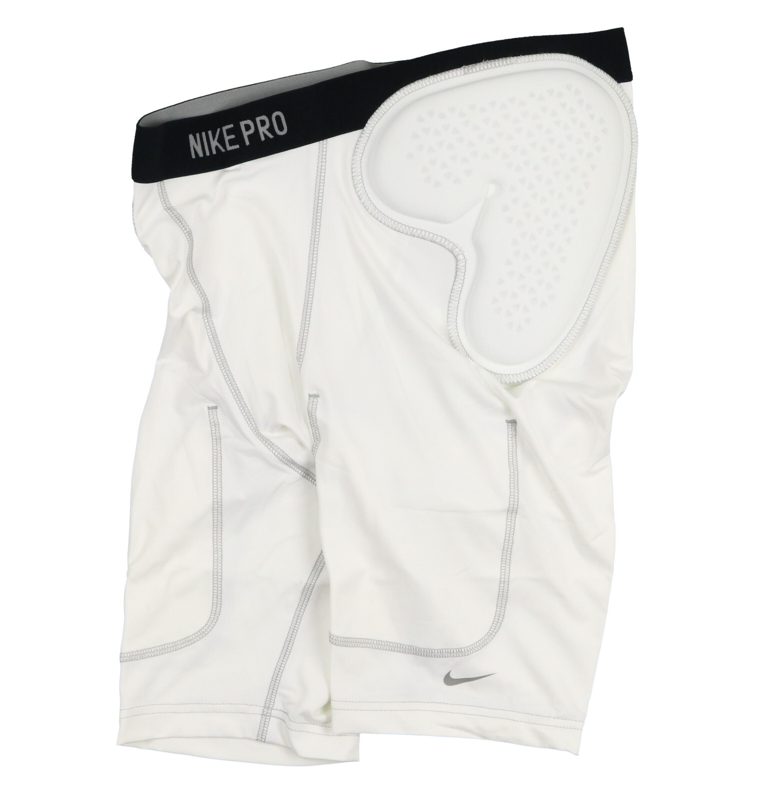 NIKE Pro Dri-FIT Padded Compression Football Shorts Large White Black Lacrosse