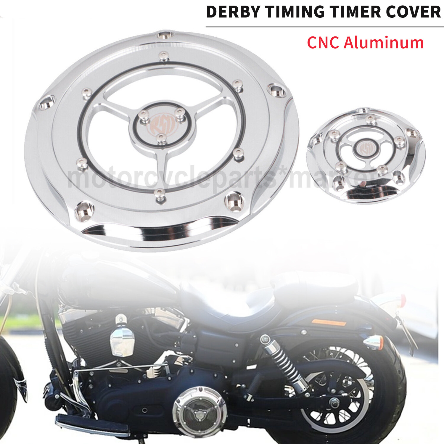 CNC Clarity Derby Timing Timer Cover Fit For Harley Dyna Road Street Glide FLHX