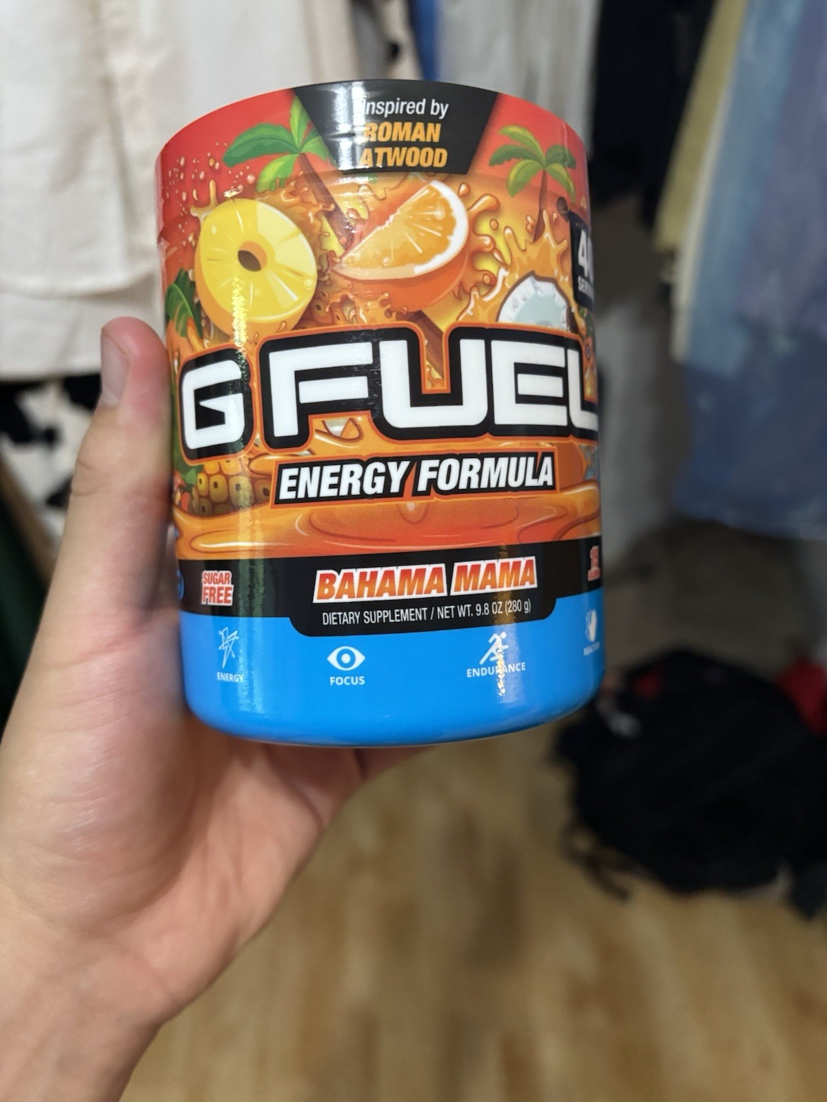 G Fuel Roman Atwood Bahama Mama Tub (UNOPENED) - 40 Serving Size