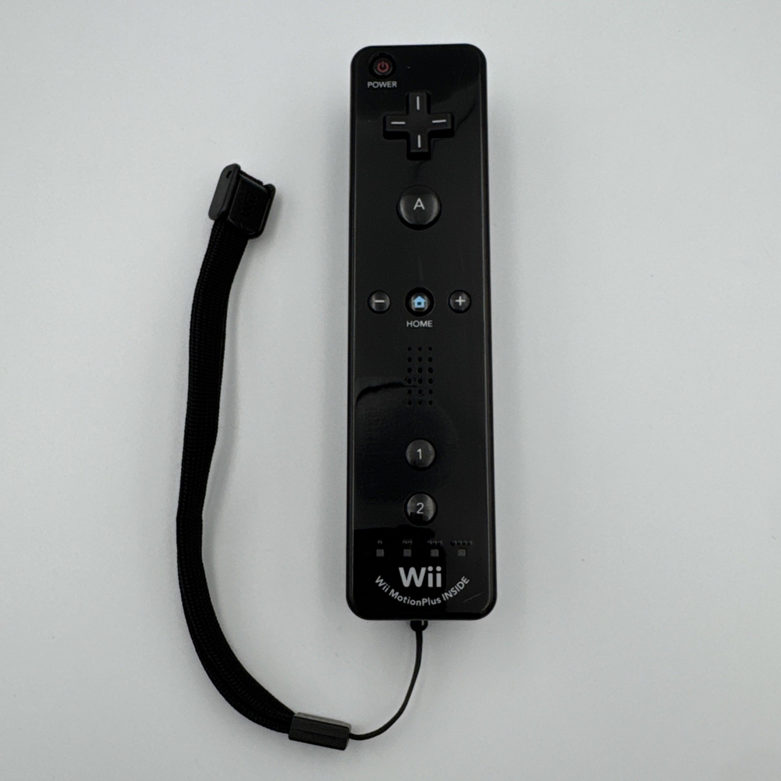 Nintendo Wii Official Motion Plus WMP Remote Wiimote Controller (RVL-036) Black