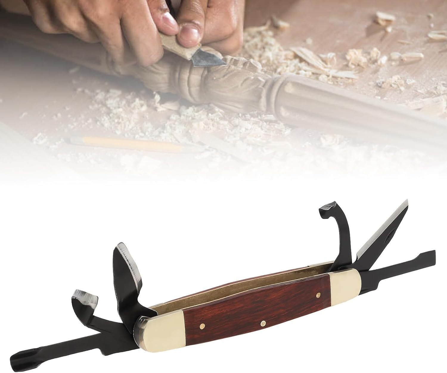 Folding Portable Carving Tool Right Handed Carving Jack Wood Whittling Cutter