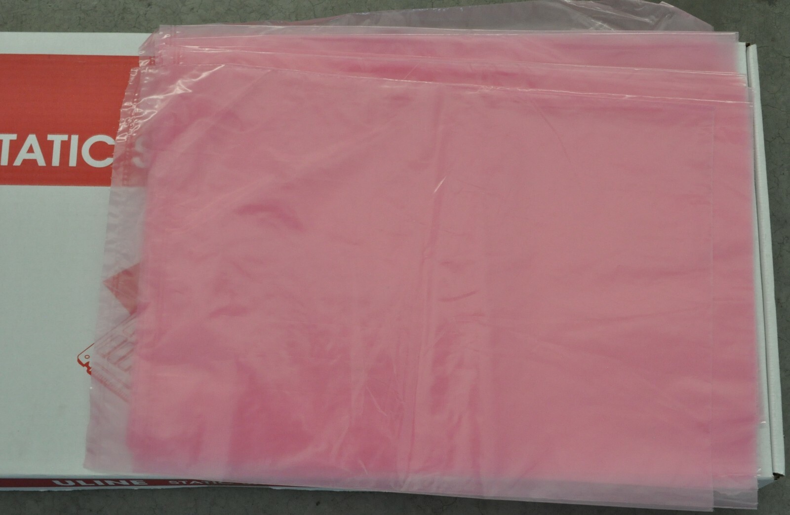 Lot of 10 Anti-Static Poly Bags, 12"x18"in, 2 mil, Open-Top