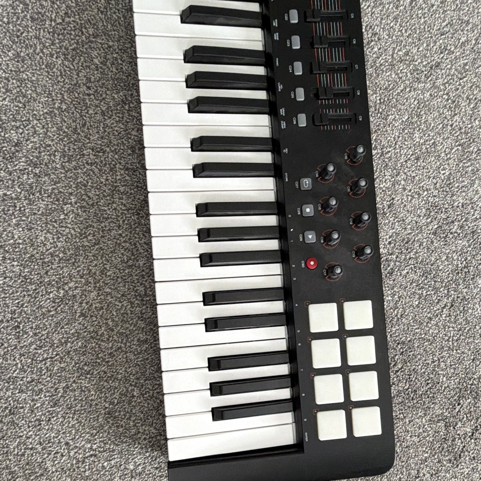 M-Audio Oxygen 49-Key MIDI Keyboard Controller Tested Working