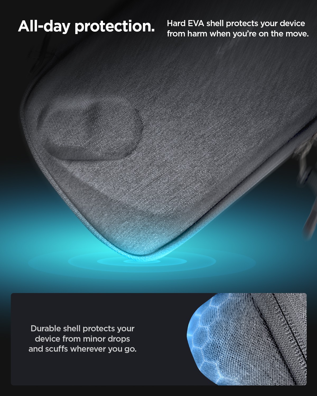 For 7" Gaming Handheld Console | Spigen Klasden Pouch Carrying Case