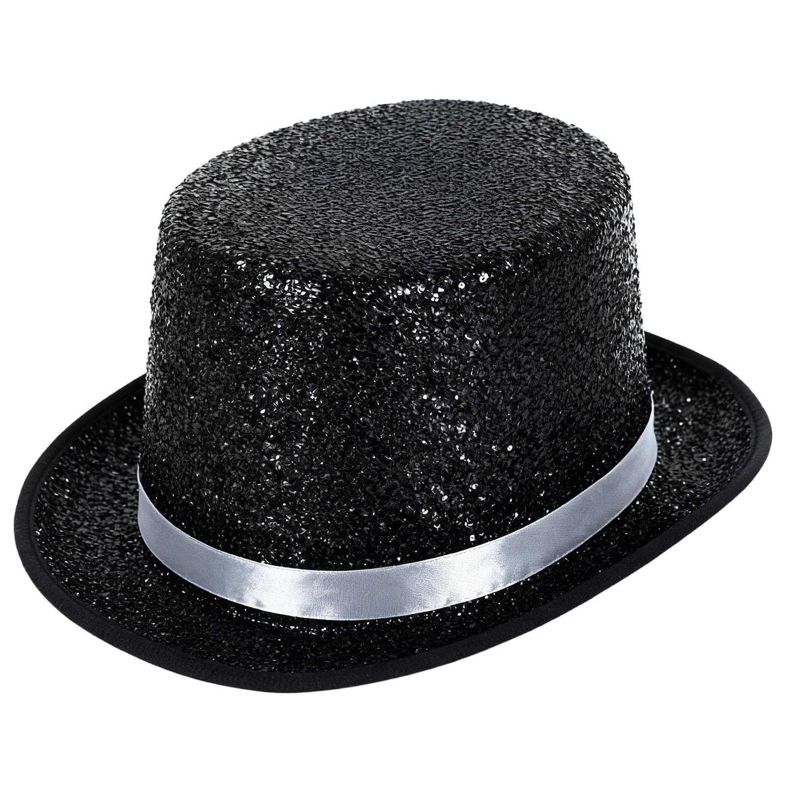 Top Hats for Men Women Adults, Shiny Magician Hat Tuxedo Hat Victorian Dress ...