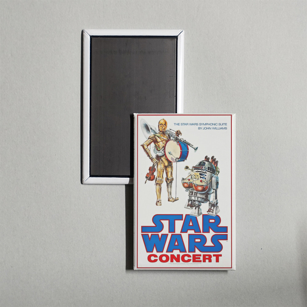 Star Wars Concert Mini Movie Poster Fridge Locker Magnet