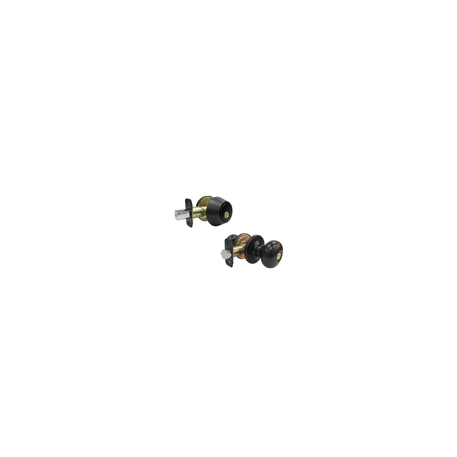 TruGuard BFX7L1B KA3 Combination Lockset, Aged Bronze - Quantity 1