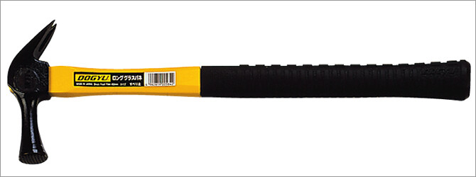 DOGYU Fiberglass Handle KARIWAKU Hammer Long 450mm 600-700g Japan