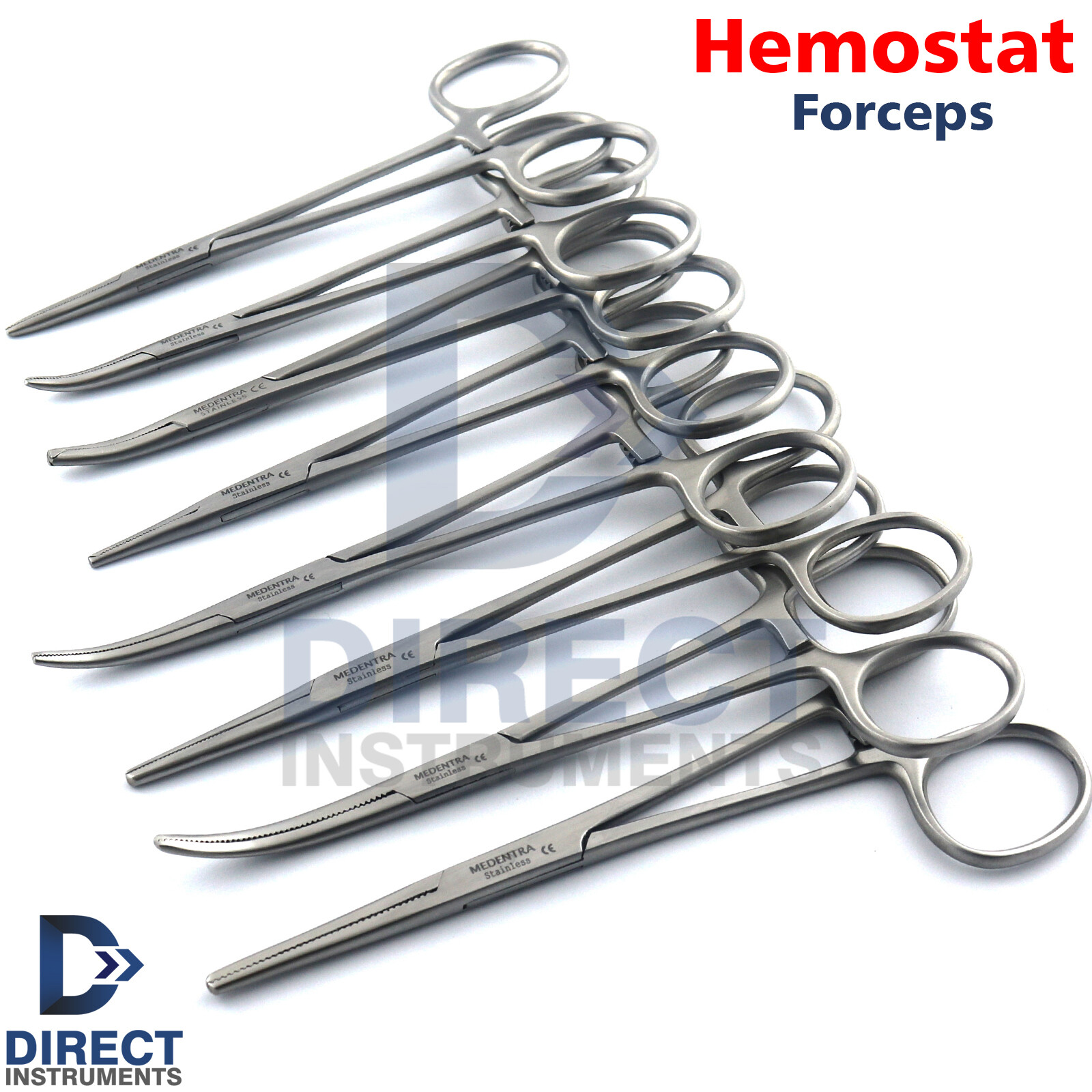 Range of Hemostat Clamps Hemostatic Forceps Dental Surgical Artery Pliers Set CE