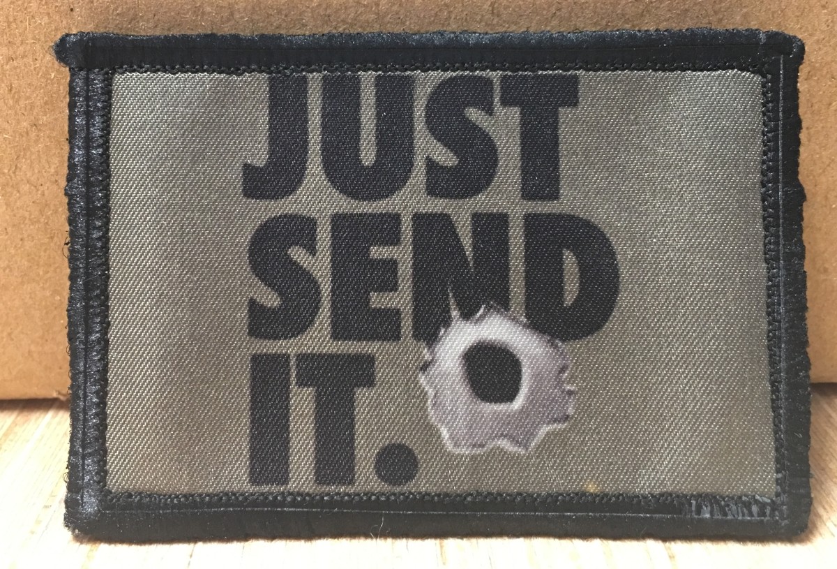 Office Space Gangsta Morale Patch Tactical Military Army Badge Flag Red stapler