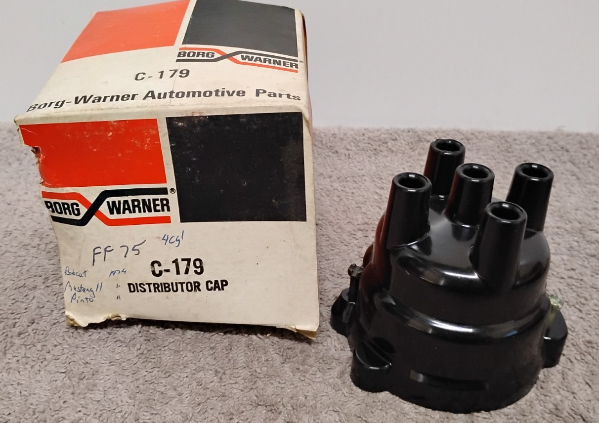 NOS (New Old Stock) Vintage C-179 Borg Warner Automotive Parts Distributor Cap.