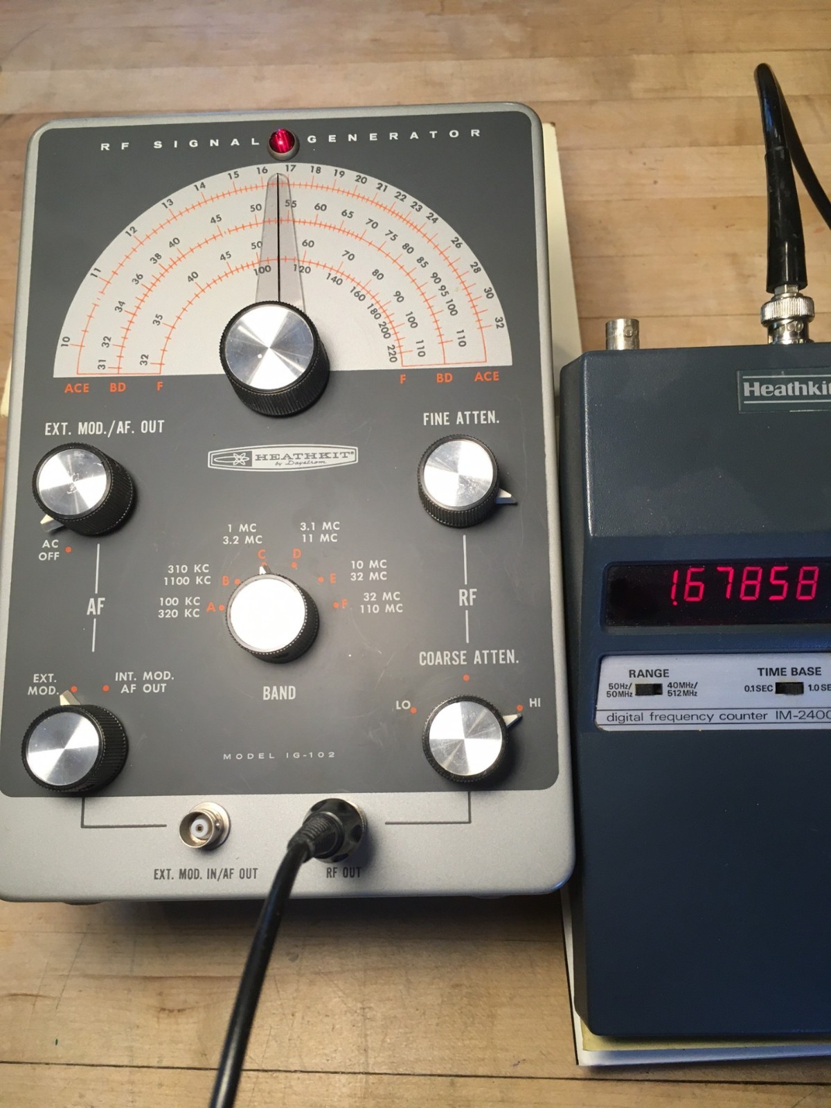 Heathkit IG-102 RF Signal Generator - Working -Final Price Reduction