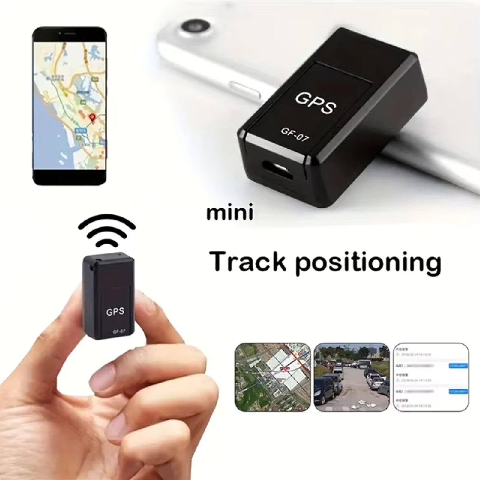 Mini Magnetic GPS Tracker GSM GPRS Real-Time Vehicle Car Truck Locator 2G SIM