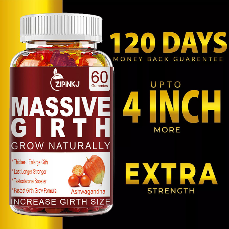 Male Enhancing Gummies,Massive Girth Enlargement Testo Gummies for Performance