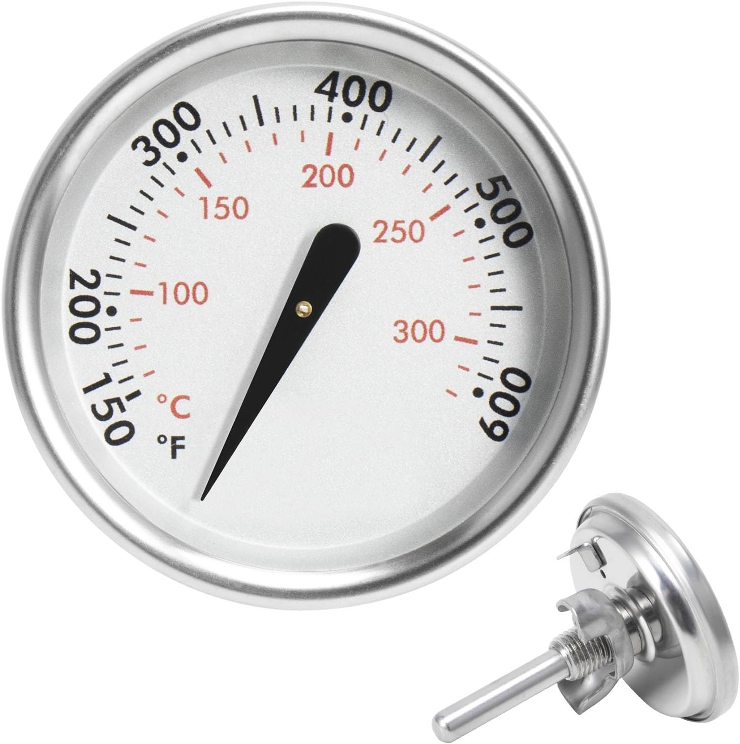 60540 7581 67031 Grill Lid Thermometer for Weber Charcoal, Spirit, Q Grill,