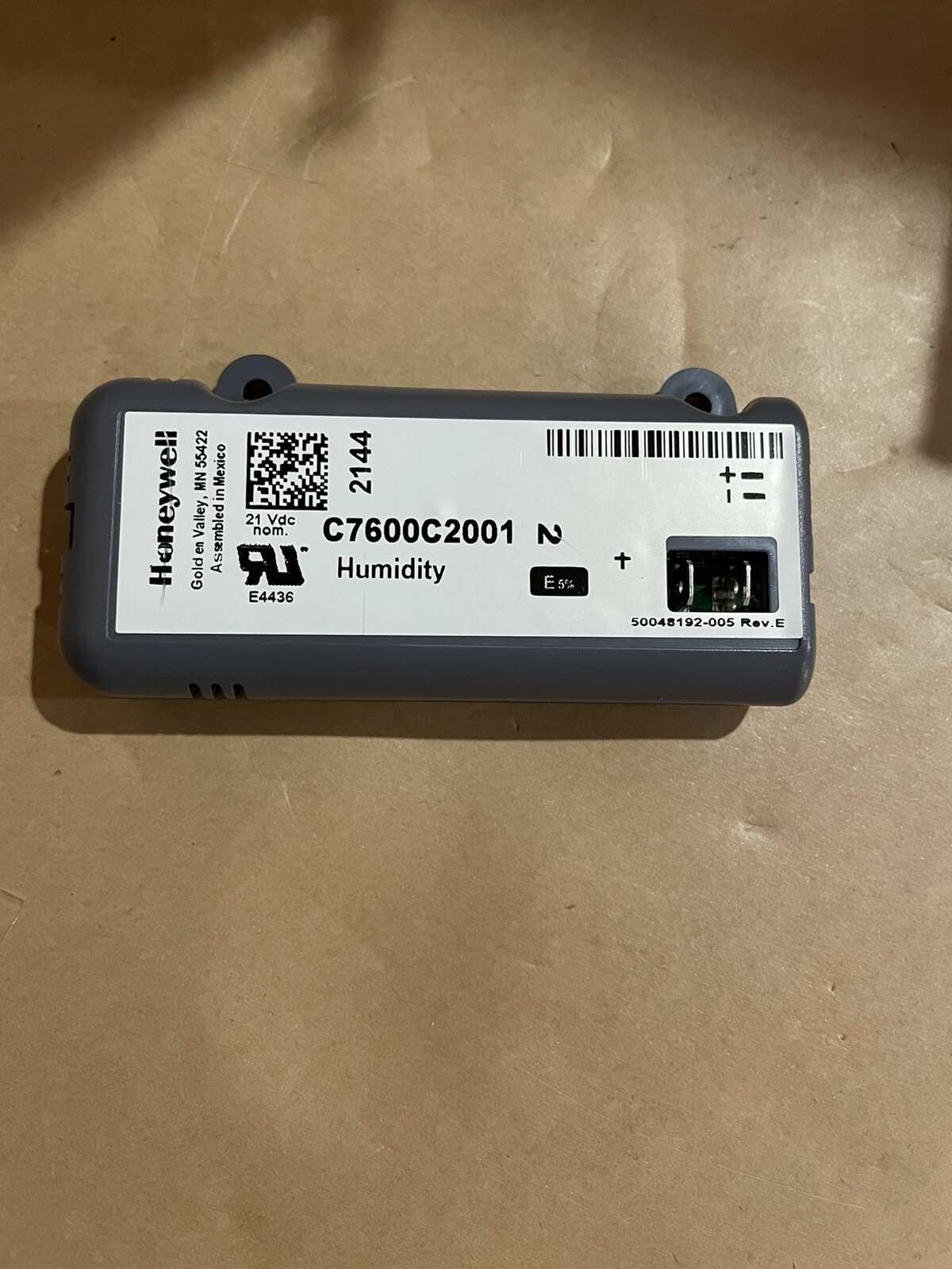 Lot of 5 Honeywell Analog Humidity Sensors C7600C2001