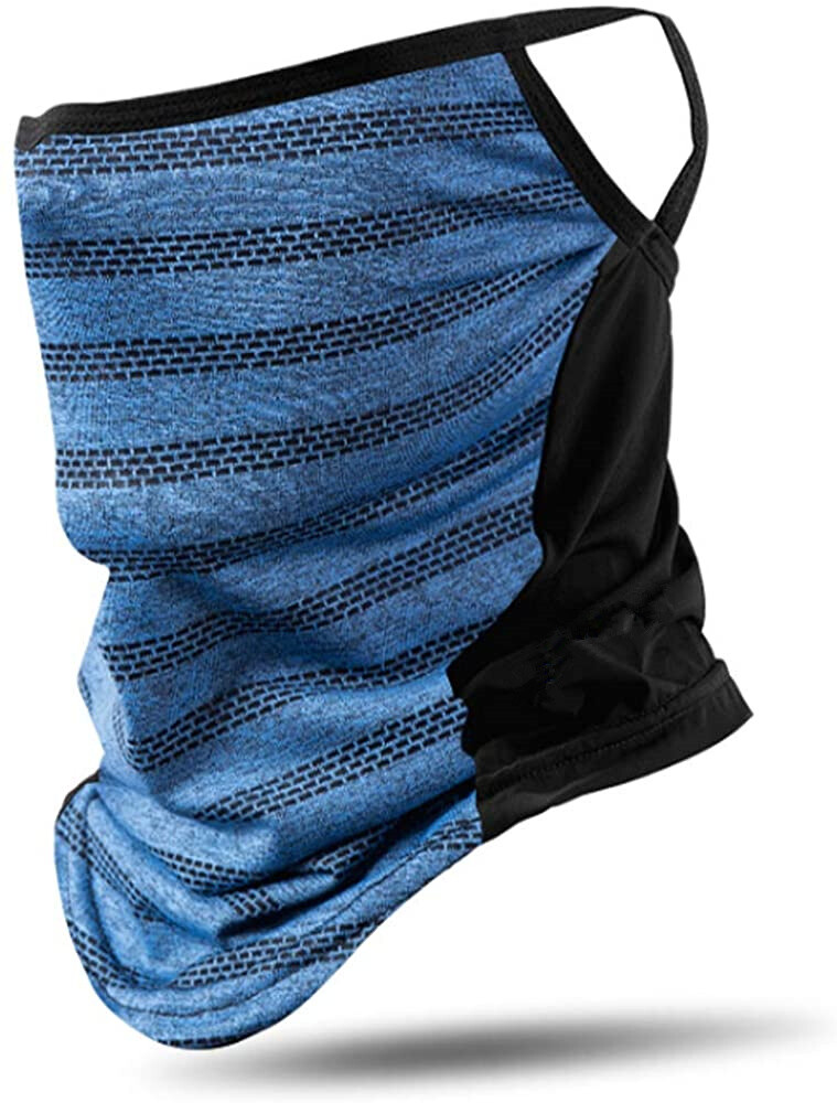 Unisex Seamless Bandana Mask Headwear Ice Silk UV Protection Neck Gaiter Scarf