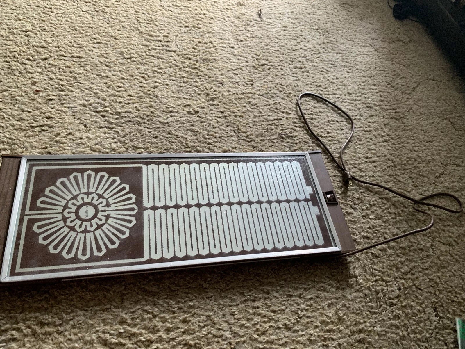 Vintage RARE Salton Hot Tray Electric Food Warmer XL Long Hot Plate H-926