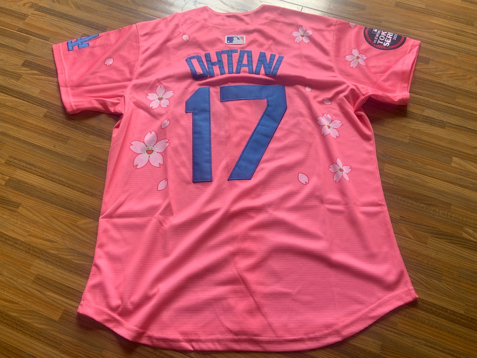 !!!  Man Dodgrs  Shohei Ohtani Tokyo Series Cherry Blossom Stitched Jersey